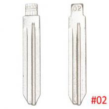 Universal Remotes Flip Blade 02# for KD Remote, NO.02 Toy43 for Toyota Camry Corolla Uncut Blade