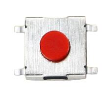 100PCS/LOT 6*6*3.1 mm SMD Switch 4 Pin Touch Micro Switch Push Button Switches Red SMD Tact Switch for Car Remote Key
