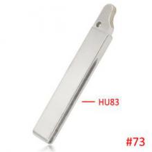 Universal Flip Key Blade 73# HU83 With Goove for Peugeot 307 for Citroen