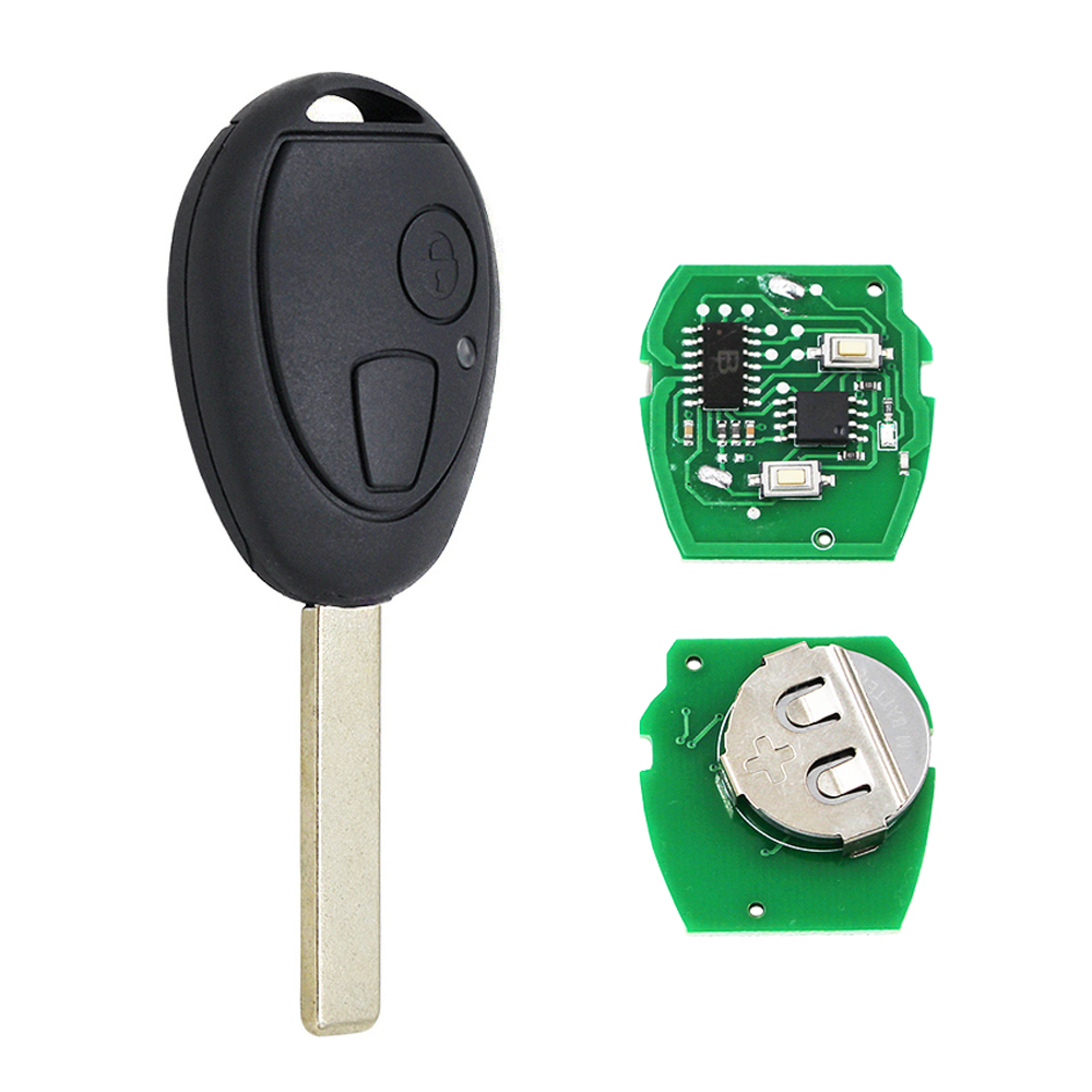 2 button Remote Key Fob COMPLETE 433MHZ ID73 for BMW Mini Copper 2002-2005