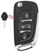 Upgraded to DS Style Folding Remote Key Fob for BMW EWS 315MHZ OR 433MHZ With ID44 Chip HU58 Blade
