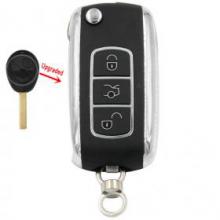 Upgraded Folding Remote Key Fob for BMW Mini Rover 75 2002-2005 315mhz OR 433MHZ ID73 Chip