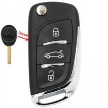 Upgraded DS style Folding Remote Key Fob for BMW Mini Rover 75 2002-2005 315mhz OR 433MHZ ID73 Chip