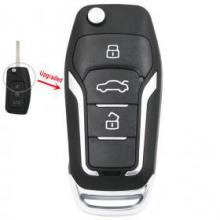 Upgraded Folding Remote Key Fob for Ford Focus Mondeo 433MHz HU101