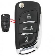 Upgraded DS Style Folding Remote Key Fob for Ford Focus Mondeo Fiesta 433mhz 2012-2015 new