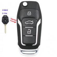 Upgraded Flip Remote Key Fob For SUBARU XV 2012-2015 with G chip 315MHZ CWTWB1U811