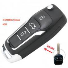 Upgraded Flip Remote Car Key Fob 315MHz/ 433MHZ 4D62 for Subaru Impreza Forester Outback