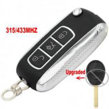 Upgraded Folding Remote Key Fob for Land Rover 2002-2005 315mhz/433MHZ optional ID73 Chip