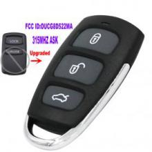 Upgraded Remote Car Key 315MHz for Mitsubishi Triton MK Series 2002-2006 FCC ID:OUCG8D522MA