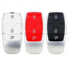 3 Button Smart Remote Key Case shell for Mercedes C200L E300L S320 GLC 3 color for choose (Red, Black, White )