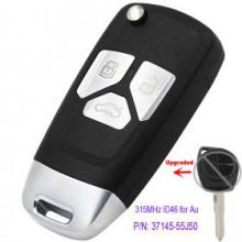 Upgraded Remote Key Fob 315MHz ID46 for Australia Suzuki Swift P/N: 37145-55J50