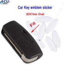 5PCS X 20X7mm Oval Car Key logo sticker for Ford remote keys