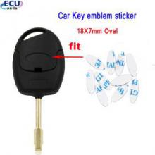 5PCS X 18X7mm Oval Car Key logo sticker 18X7mm car emblem sticker for Ford remote keys