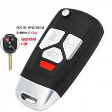 Upgraded Remote Key Fob 3+1 Button 314MHz G Chip for Toyota Camry 2012-2014 HYQ12BDM
