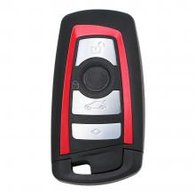 4 Buttons Replacement Smart Key Shell For BMW CAS4 F 3 5 7 Series E90 E92 E93 X5 F10 F20 F30 F40 -Red