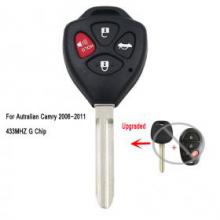 Upgraded Remote Car Key Fob 433MHz G Chip for Australian Toyota Camry 2006-2011