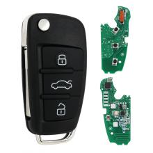 Folding Remote Key Keyless Entry 3BTN 315MHz 8E Chip for Audi A6L 8E0 837 220Q 220R