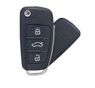 keyless-go folding remote key ASK433MHz 3 buttons ID48 chip suit for: 8V0-837-220-G（2012-2016 year）