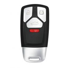 Smart Remote Car Key FOB Shell 3+1 Buttons for Audi TT A4 A5 S4 S5 Q7 SQ7 2017-new with small key