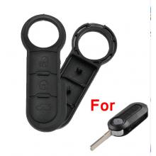 3 Buttons Rubber button pad for Fiat 500 Flip Remote Key Shell
