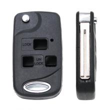 3 Buttons Moaadified Flip Remote Key Shell for Lexus old