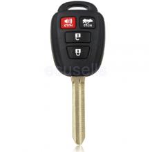 4 button Remote Key 314MHZ (312.1MHZ-314.35MHZ Cycle Emission ）with H chip for Toyota After 2013 FCCID： HYQ12BEL