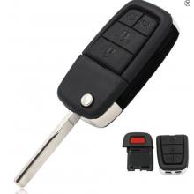 4 + Panic 5 Buttons Remote Key Fob Case Shell & Key Blank For Pontiac G8  GM45 blade