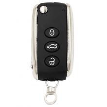 3 Button Flip Folding Remote Key Shell For Bentley Mulsanne Hurtling GT Auto Car Key Case With Logo