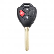 3 Buttons Reversal (Band Red Button) Remote Key Shell for Toyota Camry