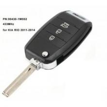 Upgraded Foding Remote Key Fob 3 Button 433MHz ID46 for KIA RIO 2011-2014 PN:95430-1W050