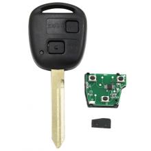 2 Buttons Remote Key for Toyota 433MHZ,4D67 Chip Inside TOY47 Blade