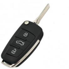 Folding Remote Key Keyless Entry 3BTN 315MHz or 433MHz with ID48 Chip for Audi A3 TT 2004-2013 8P0837220D