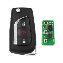 Upgrated Flip Remote key FOB for Toyota Camry Corolla Hilux 3 Buttons 4D67 433.92mhz FCC ID : B41TA B42TA