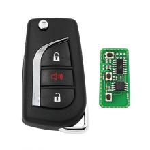 Upgrated 3 button Flip Remote key FOB for Toyota 4-Runner RAV4 Yaris 314MHZ 2010-2015 G Chip FCC: HYQ12BBY B41TA B42TA