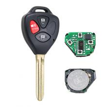 3 Button Remote key 312MHz 4D67 Chip For for Toyota 2007-2013 Yaris Scion 2005-2010 tC FCC ID :MOZB41TG