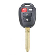 3+1 Buttons Remote Key Shell for Toyota 2012