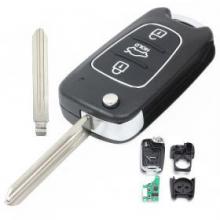 Upgraded Flip Remote Key Fob 433MHz ID46 for Hyundai Elantra 2011-2013