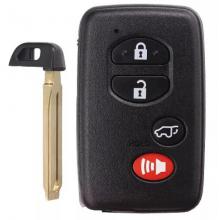 Smart Remote Key 3+1 button ASK433MHz-A433-ID74-WD03 WD04- for Toyota Camry Yaris RV4 Reiz Vios 2008-2013 Emergency Ke