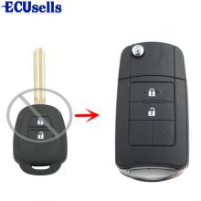 2 Buttons Modified Folding Remote Key Shell For Toyota