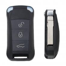 3 Buttons Flip Remote Key Shell for Porsche