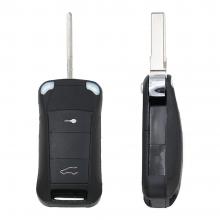 2 Buttons Flip Remote Key Shell for Porsche