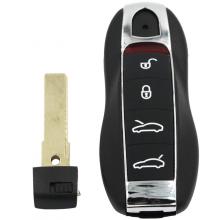 Smart Remote Key Case Fob For PORSCHE Cayenne Panamera 4Buttons+small key