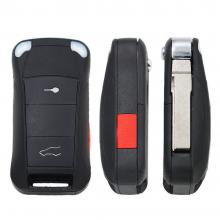 2+1 Buttons Flip Remote Key Shell for Porsche