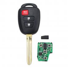 3 button Remote key FOB 315MHZ for Toyota Highlander,Rav4, Tundra, Sequoia 2014-2018 H Chip FCC ID :GQ4-52T