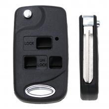 Flip Remote Key Shell 3 Button For Toyota TOY43