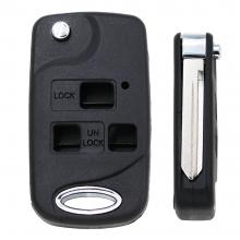 Flip Remote Key Shell 3 Button For Toyota TOY47