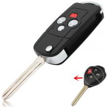 Folding Remote Key Shell Case For Toyota Camry Avalon Matrix Venza 4Runner T0327