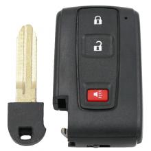 for TOYOTA PRIUS 2004-2009 SMART KEY REMOTE FOB Case key shell 2+1 buttons