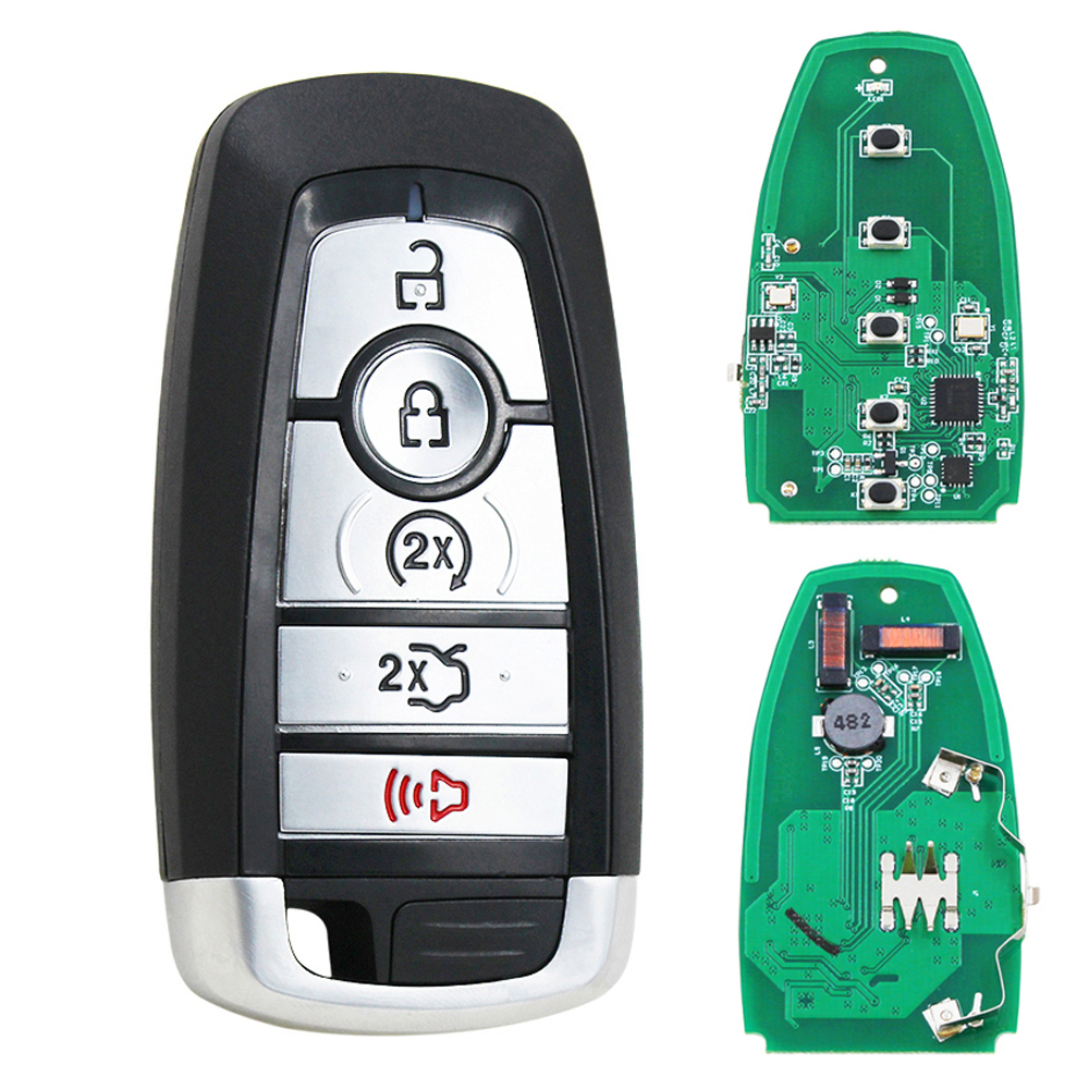 5 Button Smart Remote Key for Ford Edge Fusion 2017 2018 Expedition