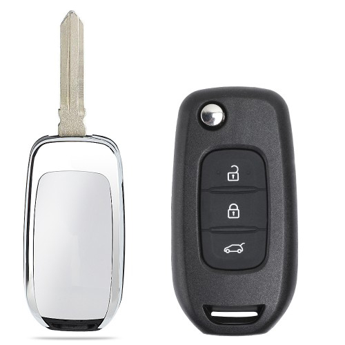 3BTN Flip Remote Key PCF7961 4A Chip for Renault Kadjar Captur Megane 3 2013-2017 433MHz CWTWB1G767 HU137